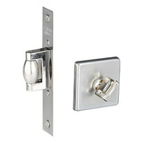 Fechadura Trava Rolete Banheiro Wc Pado Inox Escovada Pivota