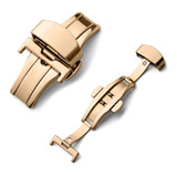 Fecho Borboleta Metal P Pulseira Relógio Smartwatch 22mm Rg