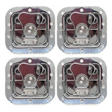 Fecho Borboleta P Case Pequeno Com Porta Cadeado Kit 4 Un