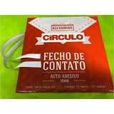 Fecho De Contato Auto Adesivo 16mm 25 Mts branco Ou Preto Fecho Branco