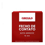 Fecho De Contato Auto Adesivo 16mm 25 Mts Branco 