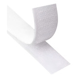 Fecho De Contato Velcro 16mm Macho E Fêmea Branco 25 Metros