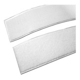Fecho De Contato Velkro Branco 5cm 02 Lados Adesivados 3mts