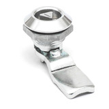 Fecho Lingueta Com Atuador Triangulo 8mm Cromado