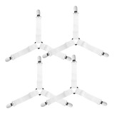 Fechos De Lençóis Triangulares Ajustáveis Conjunto De Quat