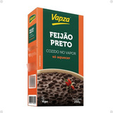 Feijão Preto Vapza Só Aquecer 250g À Vácuo Caixa Sem Glúten