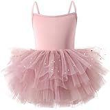 Feliz Cereja Meninas Dança Ballet Vestido Sem Mangas Collants Com Renda Tutu Saia Bonito Bailarina Ginástica Magro Dancewear 1 2t Rosa 1