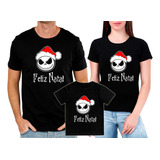 Feliz Natal Jack Esqueleto Kit Família Pai Mãe Filho 3 Pçs