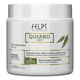 Felps Xbtx De Okra Em Massa Óleo De Argan E Macadâmia 500g