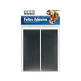 Feltro Retangular 127x51cm Com 2 Unidades Preto TekBond