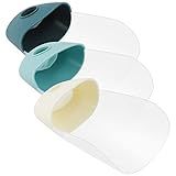 FENGWANGLI Extensor De Torneira Para Crianças 3 Unidades De Extensor De Pia Infantil De Silicone Para Banheira Com Bica De Banheiro Azul Branco Azul Marinho 