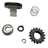Fenteer Kit De Acionamento De Partida Para 435-859 Engrenagem De Acionamento Para Reparo De Pátio Fácil Instalação Placa De Retenção Engrenagem De Partida