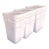Fermentador De Cerveja Artesanal 20l Alça Plast 3 Pçs