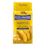 Fermento Biológico Seco Fleischmann Massa Pão E Pizza 125gr