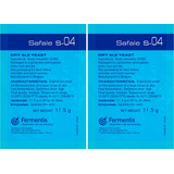 Fermento levedura Fermentis S 04 Cerveja Artesanal 2 Saches