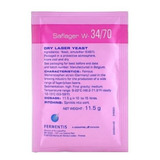 Fermento Saflager W34 70 Levedura Fermentis Cerveja 1 Sache