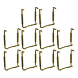Ferragem Queixeira Violino Tarttan Dourada Kit Com 10