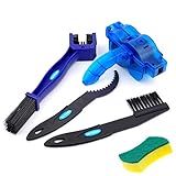 Ferramenta De Limpeza De Corrente De Bicicleta E Motocicleta BOBILIFE Kit De Manutenção Limpador De Corrente De Engrenagem Blue With Scrubber