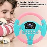 Ferramenta De Volante Copiloto Brinquedo Musical Inteligente Para Crianças Brinquedo Educacional Para Bebês E Crianças Azul Rosa 