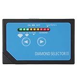 Ferramenta Prática Portátil De Teste De Joias Seletor De Diamante III Indicador LED Função De Alerta De Metal Tamanho Do Cartão De Crédito Testador De Bolso Para Testes Rápidos E