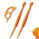 Ferramentas De Descascador De Laranja Cortador De Casca De Cítrico Plástico Fácil De Frutas Vegetais Abridor De Limão Ferramentas De Frutas Utensílios De Cozinha Gadgets Descascador De