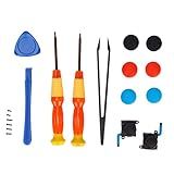 Ferramentas De Reparo De Gamepad 19 Peças Kit De Ferramentas De Substituição De Joystick Multifuncional Ferramentas De Reparo Para Controlador De Jogo Sw
