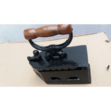 Ferro A Brasa De Passar Roupa Antigo Original