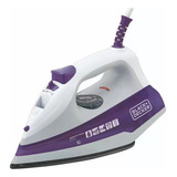 Ferro A Vapor Spray Frontal Black Decker Antiaderente 127v Cor Roxo 110v