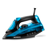 Ferro De Passar A Vapor Base Cerâmica F 53 Mondial Cor Azul Voltagem 127v