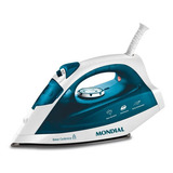 Ferro De Passar A Vapor Base Cerâmica Nf 34 Mondial 220volts Cor Branco azul Voltagem 220v