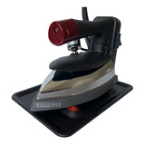 Ferro De Passar A Vapor Industrial C Tapete 110v Fox Cor Preto