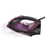 Ferro De Passar A Vapor Oster Cerâmica 110V Preto Roxo 1200W GCSTBS5956
