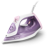 Ferro De Passar A Vapor Philips Série 3000 Dst3010 32 Cor Branco E Rosa Com Base Antiaderente 220v Dst3010