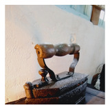 Ferro De Passar Antigo Carvão Decoração Vintage
