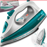 Ferro De Passar Roupa Mondial Vapor Antiaderente Fvn01g 110v Cor Branco verde