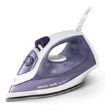 Ferro De Passar Roupas À Vapor Philips Easyspeed Potência De 1400w Roxo E Branco Gc1752 110v