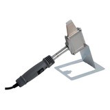 Ferro De Solda Machadinha Profissional 220v Potência 180watts Ponta Chata Aquecimento Rápido Chega A 485 Uso Automotivo Recupera Plástico Parachoque Farol Radiador Serve Debicagem Galinha Pintainhas