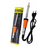 Ferro De Soldar 60 Watts Eda Com Suporte Profissional Cor Laranja 220v