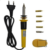 Ferro Solda Pirografo Desenhar Gravar Madeira 30w 220 Volts
