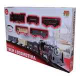 Ferrorama Trem A Pilhas Locomotiva Som E Luz Dm Toys 103 5cm