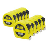 Fertak Profissional Kit 10 Trenas De Aço 3 Metros X 13mm Com Trava
