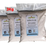 Fertilizante Nitrato De Potássio 3kg Adubo