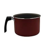 Fervedor Caneca Canecão Leite Leitera 14cm -Vermelho-