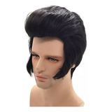 Festa De Peruca Masculina De Elvis Singers Presley Cosplay