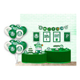 Festa Palmeiras Kit Decorativo Só Um Bolinho Festa Em Casa