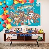 Festa Patrulha Canina Kit Aniversário Fácil Em EVA Com 39 Peças