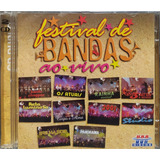Festival De Bandas Ao Vivo Duplo Cd Original Lacrado
