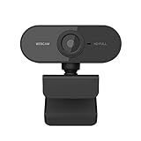 Festnight Mini Webcam Full HD 1080P USB  Com Microfone Embutido
