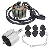 FHSJXR 5VY 81450 00 00 Gaxeta Da Cabeça Do Cilindro Do Rotor Do Volante Do Estator Da Bobina Do Estator Magnético Para Yamaha FZ1 2006 2010 YZF R1 2004 2008 FZ8 800 2011 2013 2D1 81410 01 01 01 0 2D1