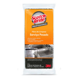 Fibra De Limpeza 3m Scotch Brite Serviço Pesado 11x22cm 2und